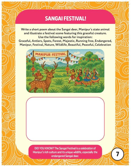 Hello India! A Fun India Activity Book: States And Union Territories - Retail Maharaj
