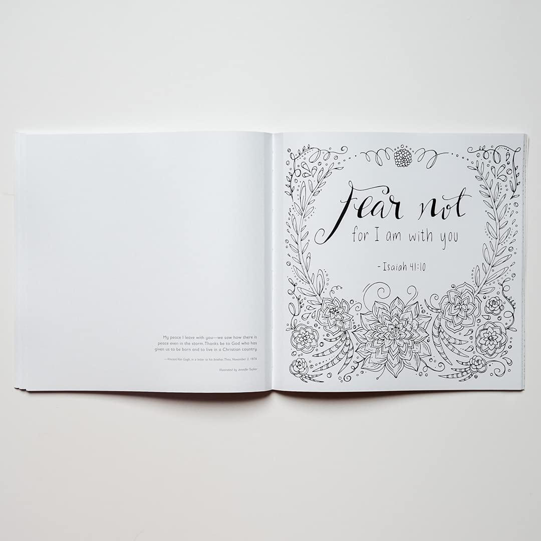 Peace, Be Still: A Coloring Book for Rediscovering Rest and Serenity