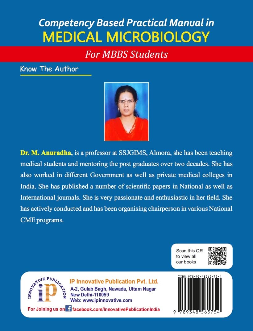 Competency Based Practical Manual in Medical Microbiology for MBBS Students (First Edition, 2026) - Retail Maharaj