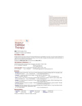 Principles Of Exercise Therapy (Pb 2024)