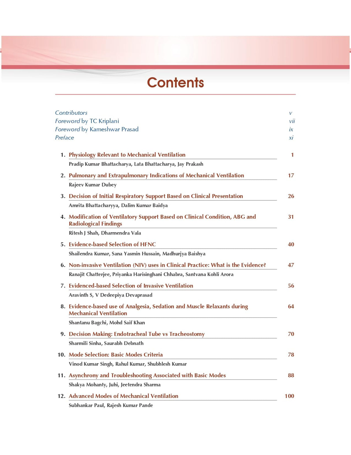 Bedside Approach to Ventilatory Management