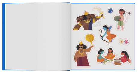 Ramayana for Kids: Illustrated Indian Mythology Storybook For Children I Timeless Epic I Includes Coloring and Sticker Pages I Bedtime Stories I Ages 5+ [Select Learning] - Retail Maharaj