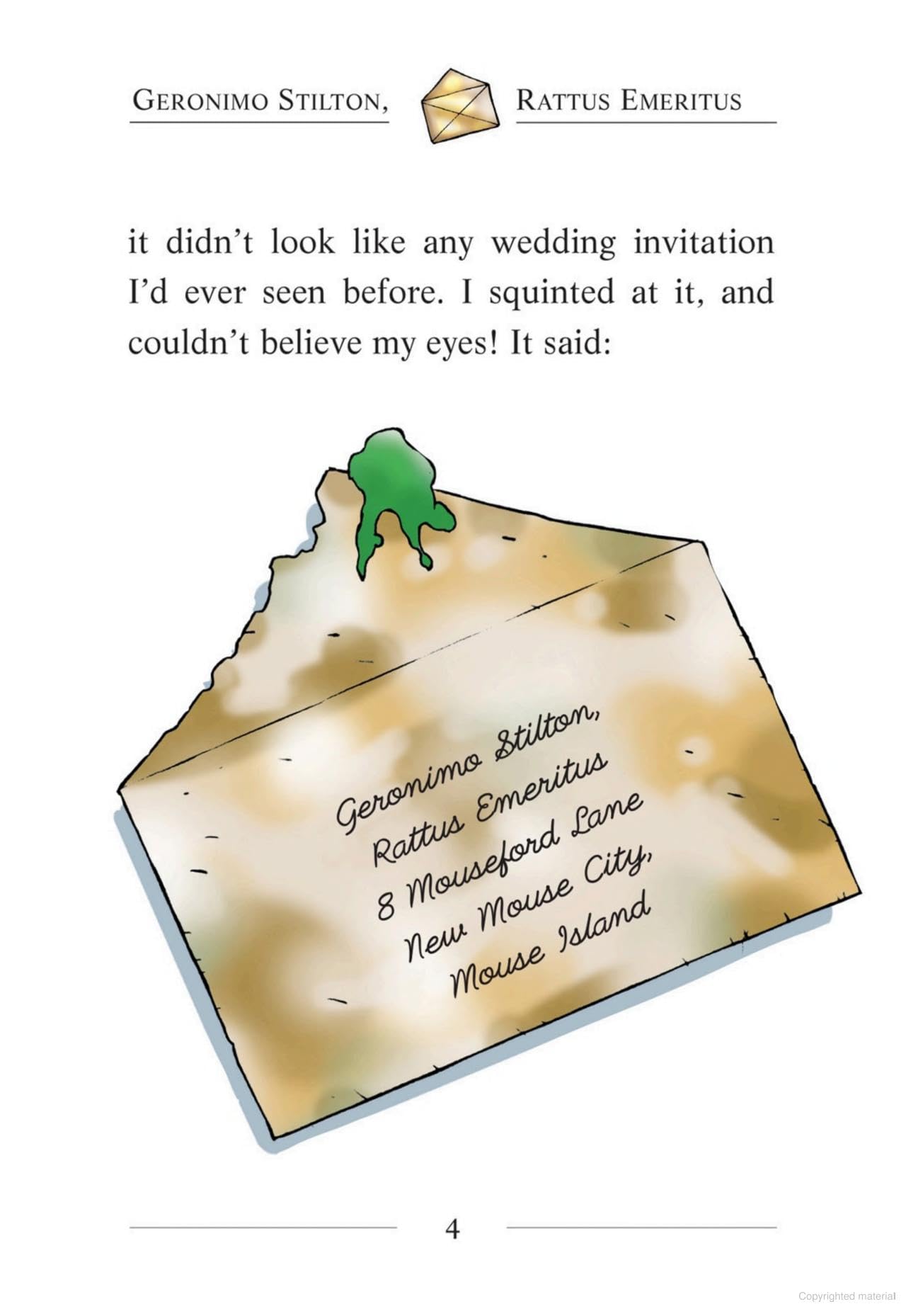 GERONIMO STILTON # 28 WEDDING CRASHER