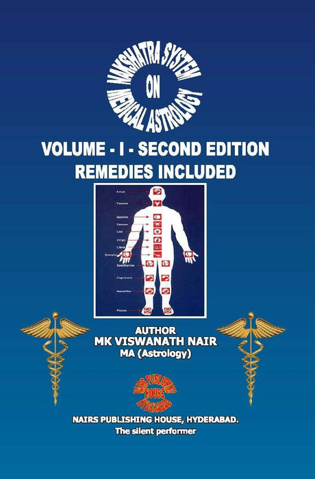 Nakshatra System on Medical Astrology (Volume 1) [English] By MK Viswanath Nair - Retail Maharaj