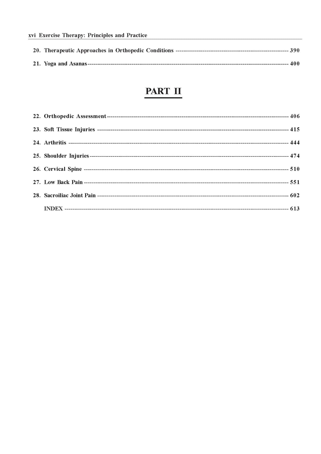 Exercise Therapy principles and practice 3rd edition