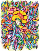 Adatto-Creative Haven Fanciful Faces Cb