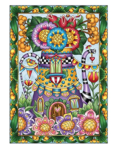 Creative Haven Whimsical Houses Coloring Book