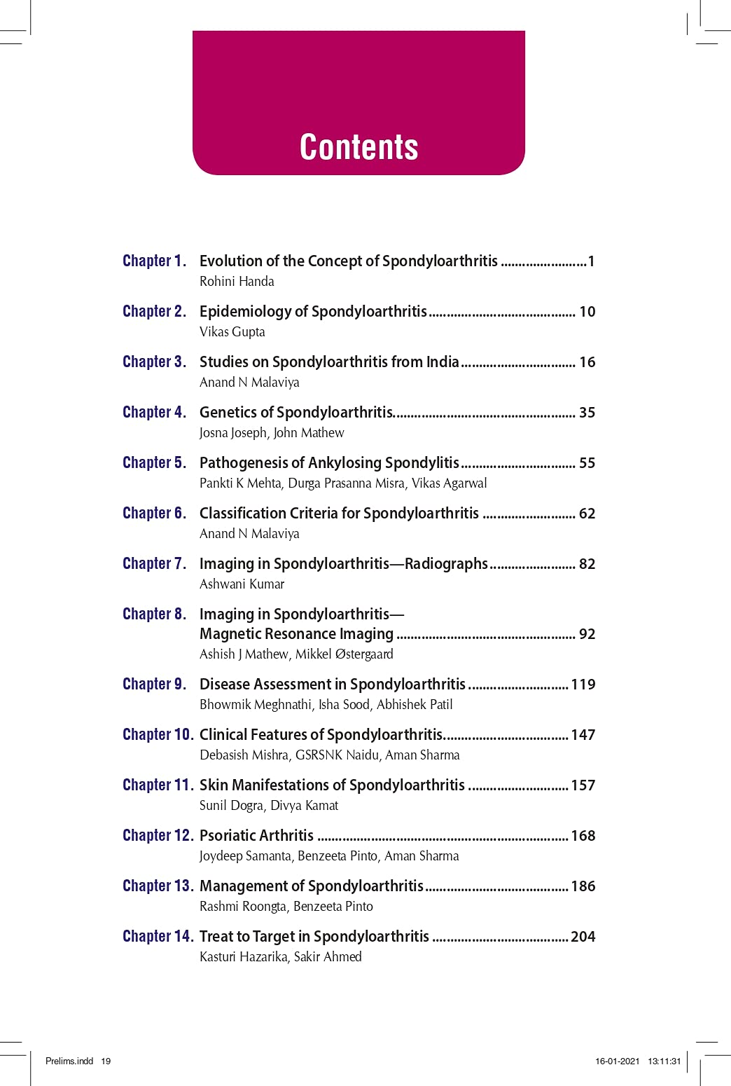 Rheumatology Clinics: Spondyloarthritis