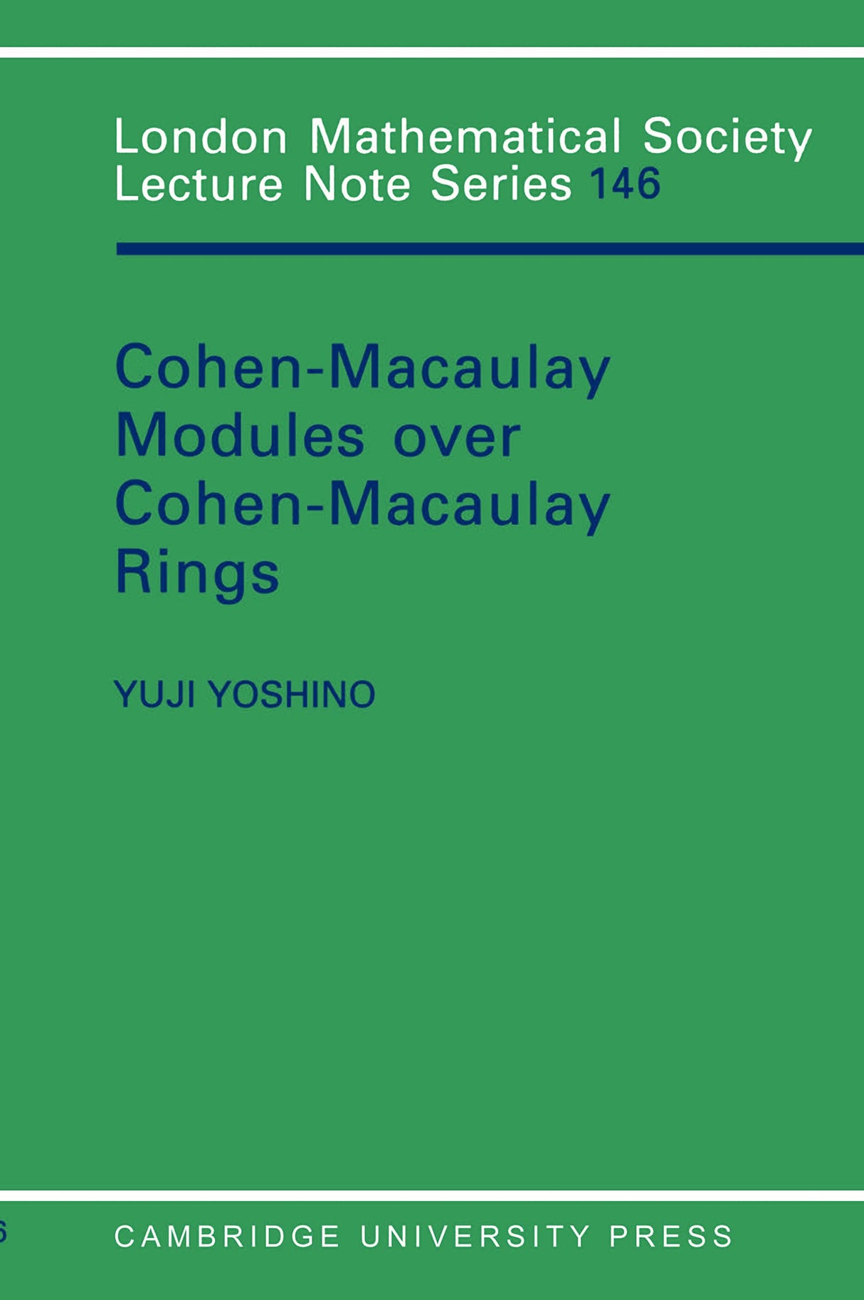 Cohen-Macaulay Modules over Cohen-Macaulay Rings