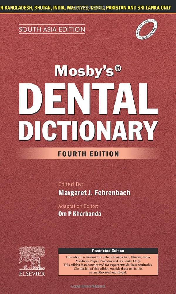 Mosby's Dental Dictionary: First South Asia Edition