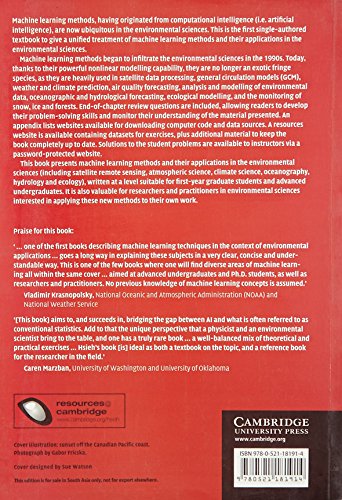 MACHINE LEARNING METHODS IN THE ENVIRONMENTAL SCIENCES