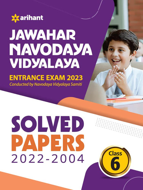 Jawahar Navodaya Vidyalaya Entrance Exam 2023 Solved Papers 2022 - 2004 Class 6 - Retail Maharaj
