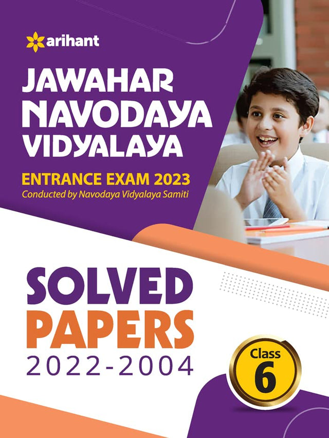 Jawahar Navodaya Vidyalaya Entrance Exam 2023 Solved Papers 2022 - 2004 Class 6 - Retail Maharaj