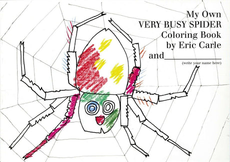 My Own Very Busy Spider Coloring Book - Retail Maharaj