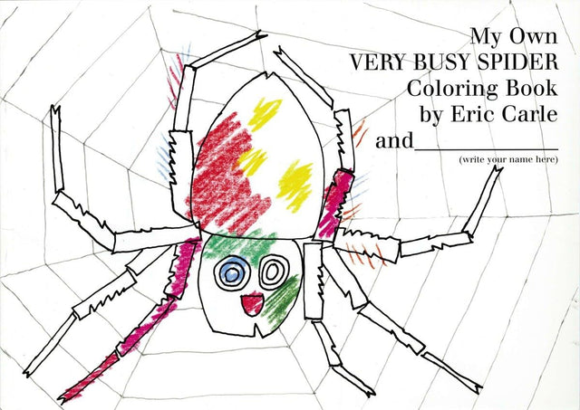 My Own Very Busy Spider Coloring Book - Retail Maharaj
