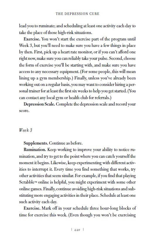 The Depression Cure: The Six-Step Programme to Beat Depression Without Drugs