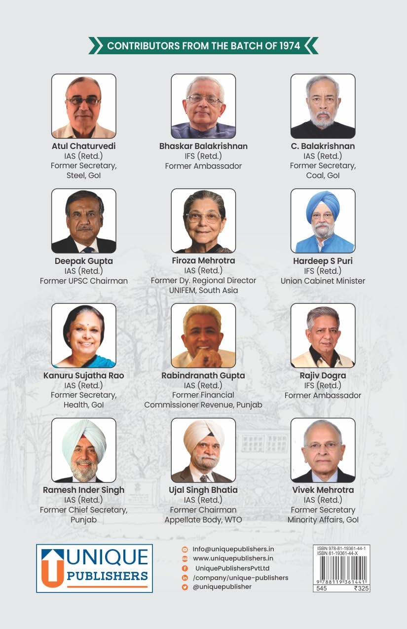 Rear View: Tales of Administration and Diplomacy – Insightful Narratives from 12 Civil Servants and Diplomats | A Must-Read for Policy Enthusiasts, History Buffs, Aspiring and Serving Civil Servants and Diplomats.