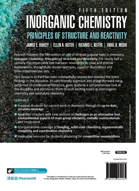 Inorganic Chemistry: Principles of Structure and Reactivity, 5e - Retail Maharaj