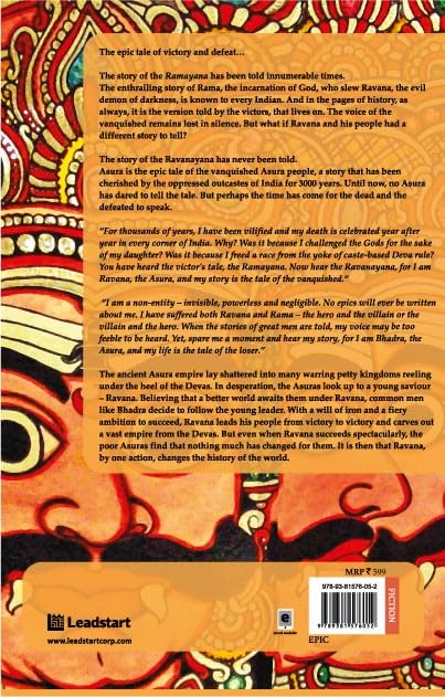 ASURA: Tale of the Vanquished | Part of 100 Books by Indian Authors to read in a Lifetime| Mythological Fiction Bestseller Novel by Anand Neelakantan | Historical Fiction about Ravana | Indian Author Book Based on Ramayana | Author of Ajaya book series - Retail Maharaj