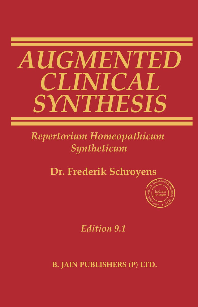 Augmented Clinical Synthesis - Repertorium Homeopathicum Syntheticum - Retail Maharaj