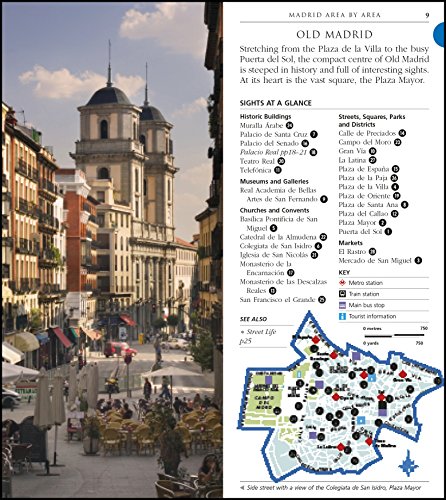 DK Madrid Pocket Map and Guide