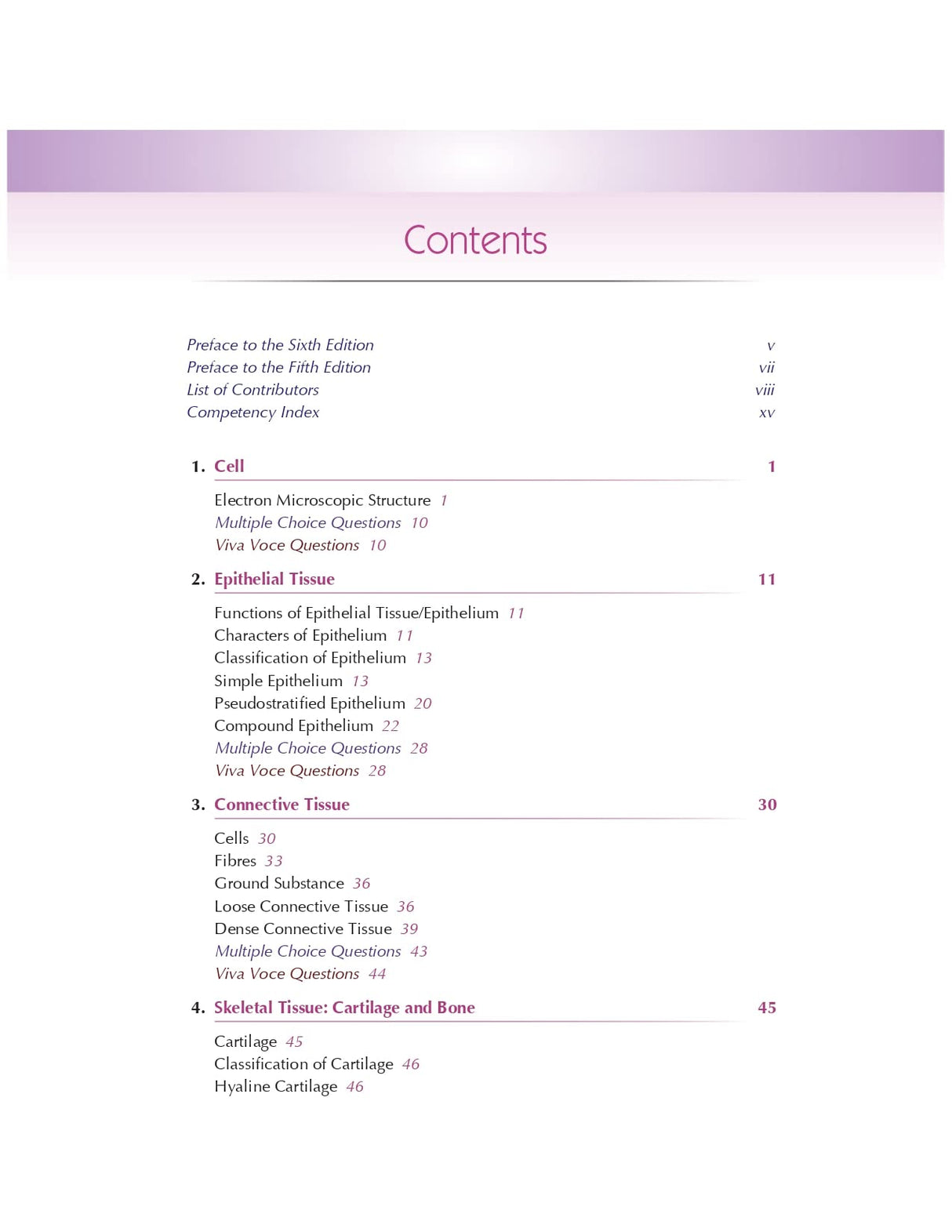 Textbook of Histology COLOUR ATLAS, 6/e