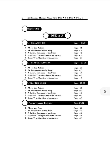 CBCS Partition Literature Media & Communication (DSE-A3 & DSE-A4) Combined - Sem - 6 (English Version) - Retail Maharaj