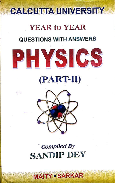 PHYSICS Part - II for Calcutta University - Retail Maharaj