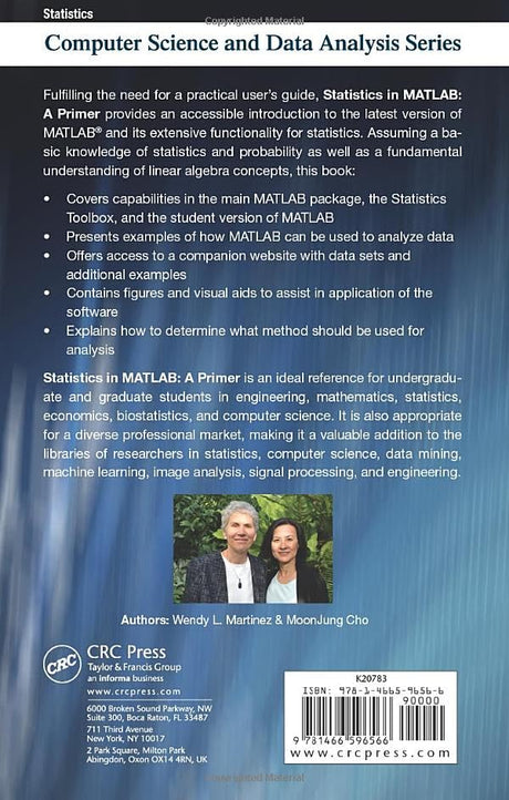 Statistics in MATLAB: A Primer: 22 (Chapman & Hall/CRC Computer Science & Data Analysis) - Retail Maharaj