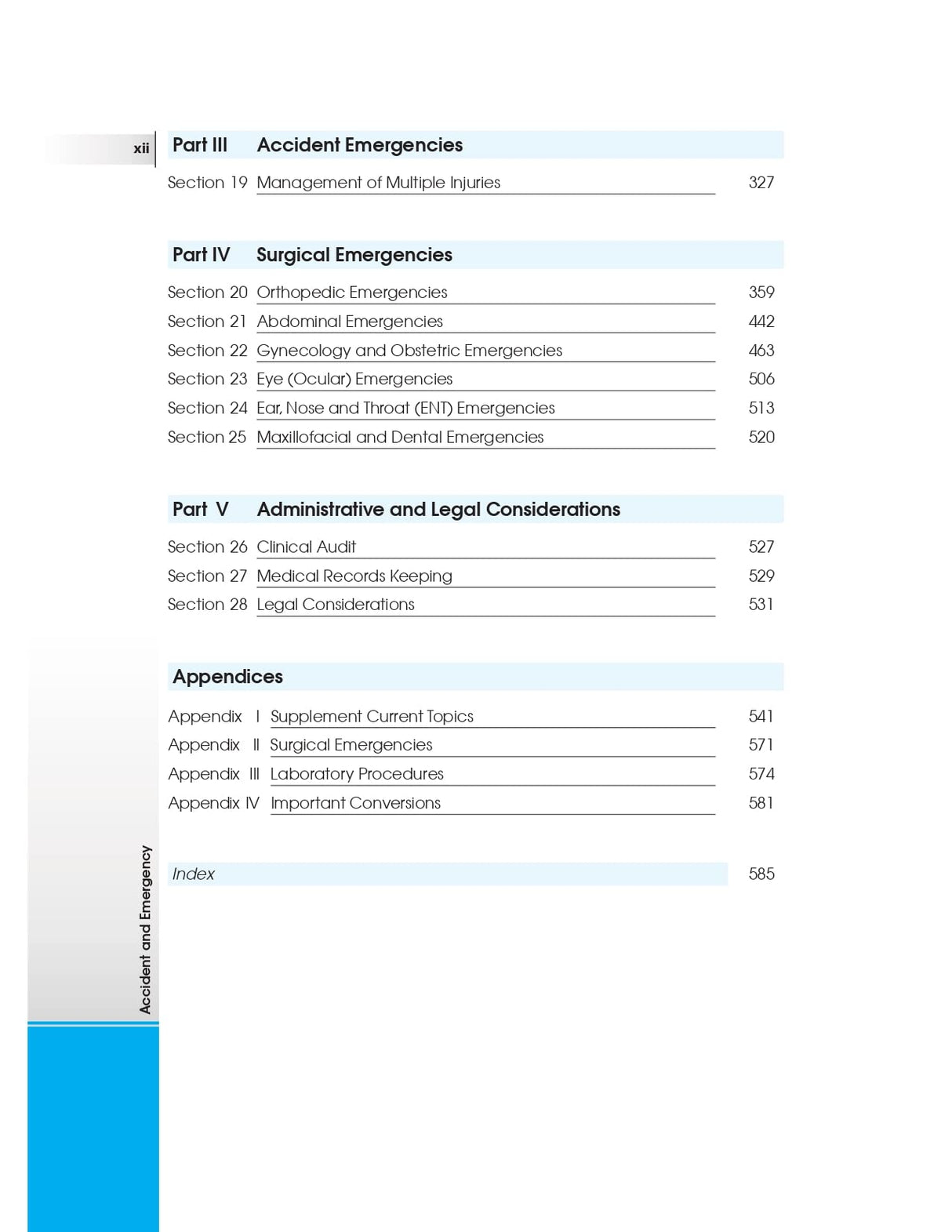 ACCIDENT AND EMERGENCY ETIOLOGY DIAGNOSIS AND MANAGEMENT 3ED (PB 2023)