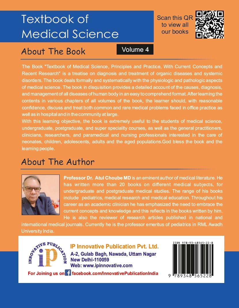 Textbook of Medical Science: Principles and Practice (Volume 4) - Retail Maharaj