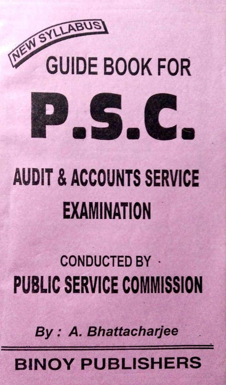 Guide book for West Bengal P.S.C Audit & Accounts Service Examination in English - Retail Maharaj