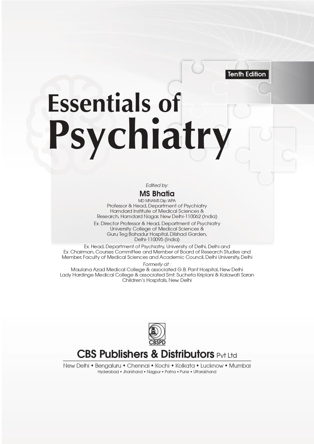 Essentials Of Psychiatry 10Ed (Pb 2025)