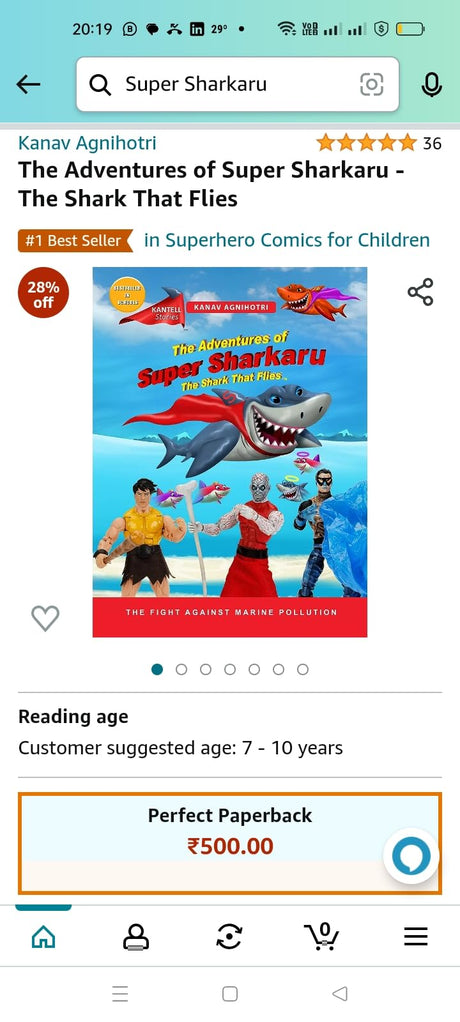 (Book 1) The Adventures of Super Sharkaru - The Shark That Flies - Retail Maharaj