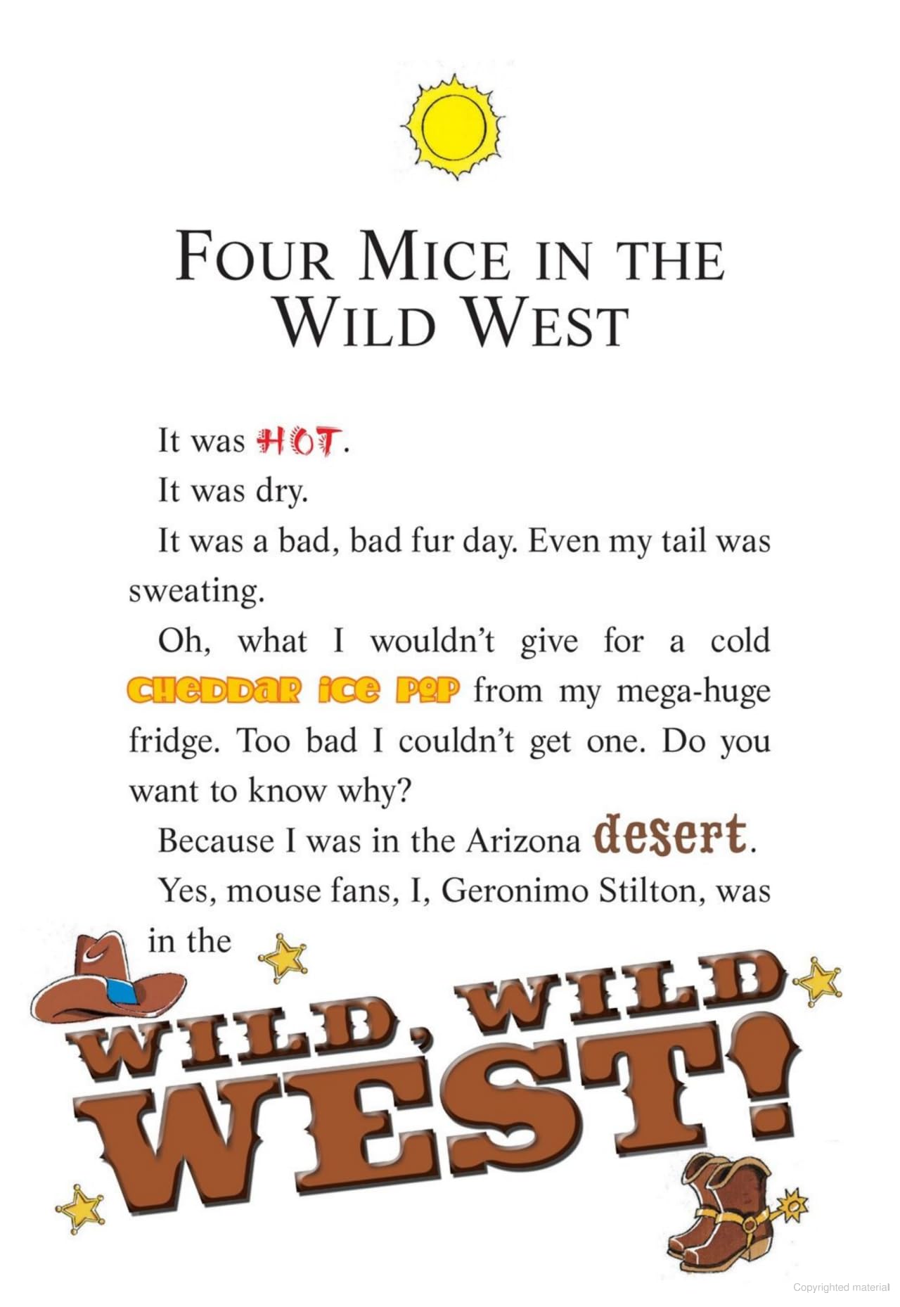 GERONIMO STILTON # 21 THE WILD WILD WEST