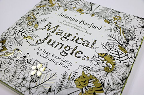 Magical Jungle: An Inky Expedition & Colouring Book - Retail Maharaj