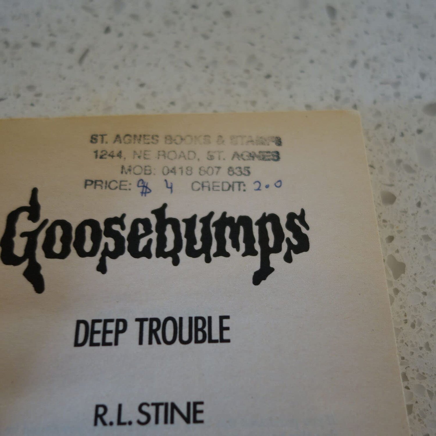 Deep Trouble (Goosebumps - 19) [Paperback] R.L. Stine