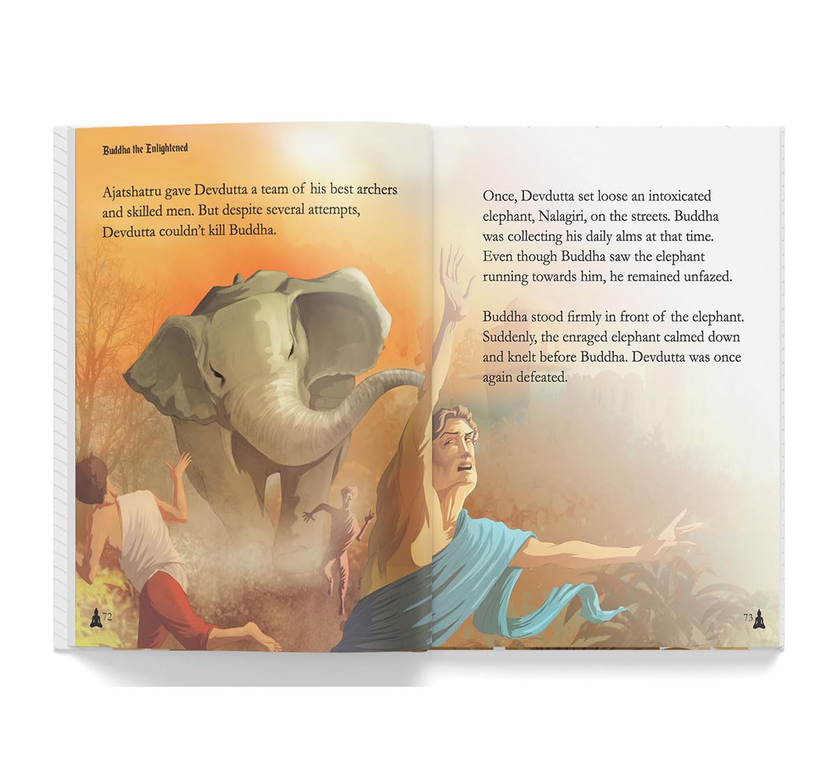Buddha: The Enlightened- Illustrated Stories From Indian History And Mythology - Retail Maharaj