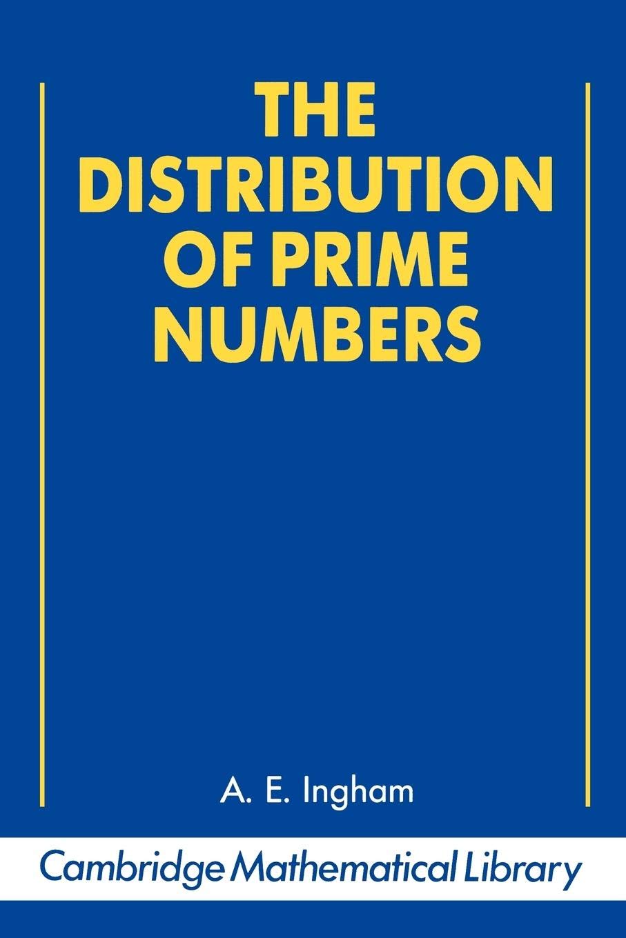 The Distribution of Prime Numbers: 30 (Cambridge Mathematical Library)