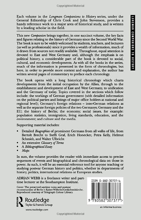 Longman Companion to Germany since 1945 (Longman Companions To History) - Retail Maharaj