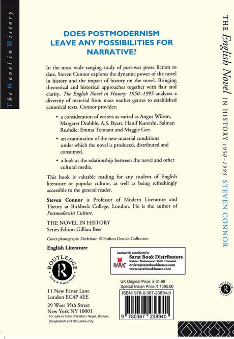 The English Novel in History, 1950 to the Present - Retail Maharaj