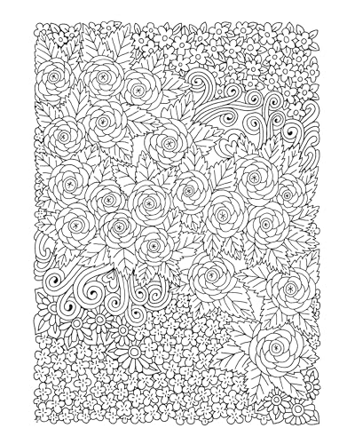 Creative Haven Entangled Gardens Coloring Book
