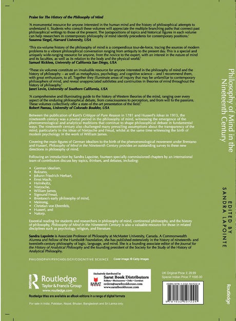 Philosophy of Mind in the Nineteenth Century - Retail Maharaj