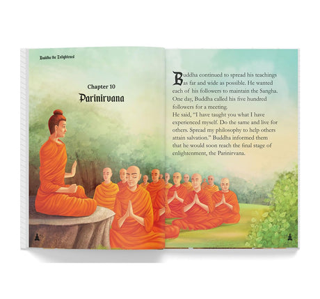 Buddha: The Enlightened- Illustrated Stories From Indian History And Mythology - Retail Maharaj