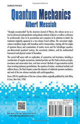 Quantum Mechanics (Dover Books on Physics) [Paperback] Messiah, Albert - Retail Maharaj