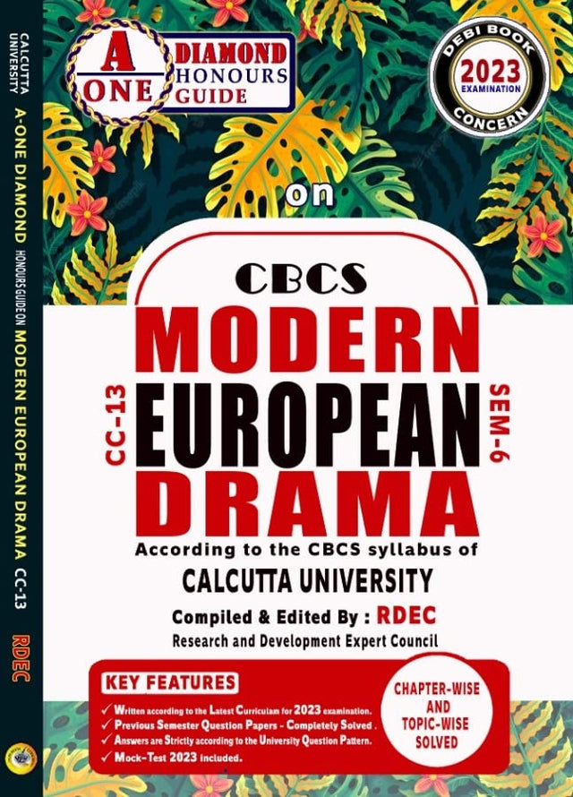 CBCS Modern European Drama CC-13, Semester - 6 (English Version) - Retail Maharaj