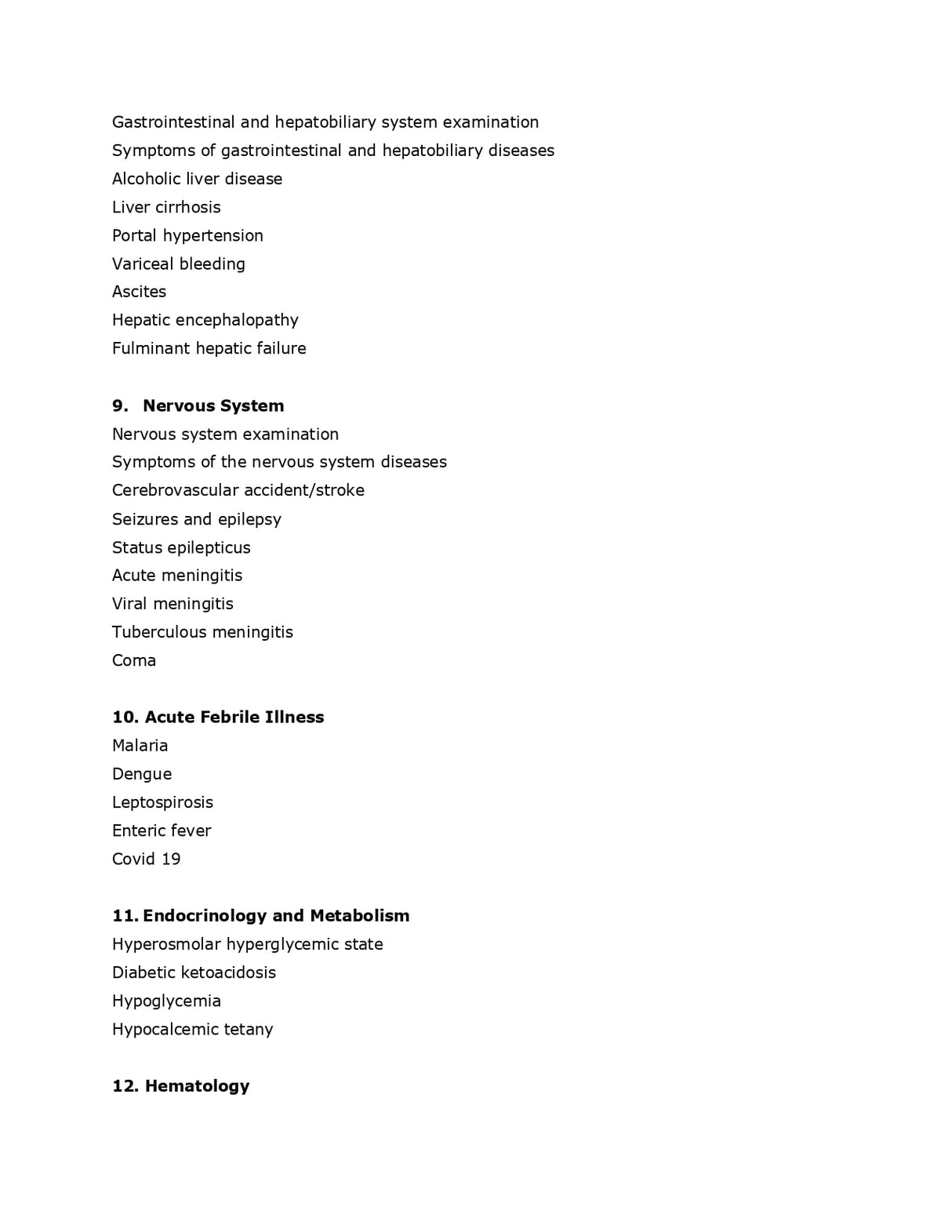 Common Medical Emergencies