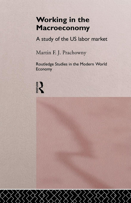 Working in the Macro Economy: A study of the US Labor Market (Routledge Studies in the Modern World Economy) - Retail Maharaj