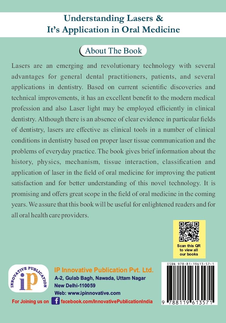 Understanding Lasers and it's Application in Oral Medicine - Retail Maharaj