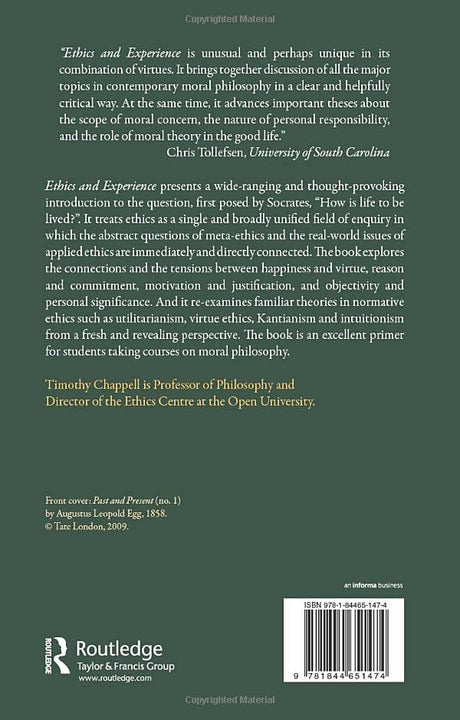 Ethics and Experience: Life Beyond Moral Theory: 14 (Understanding Movements in Modern Thought) - Retail Maharaj